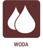 Informacja o stanie wody Ikona informacjyjna stanu wody